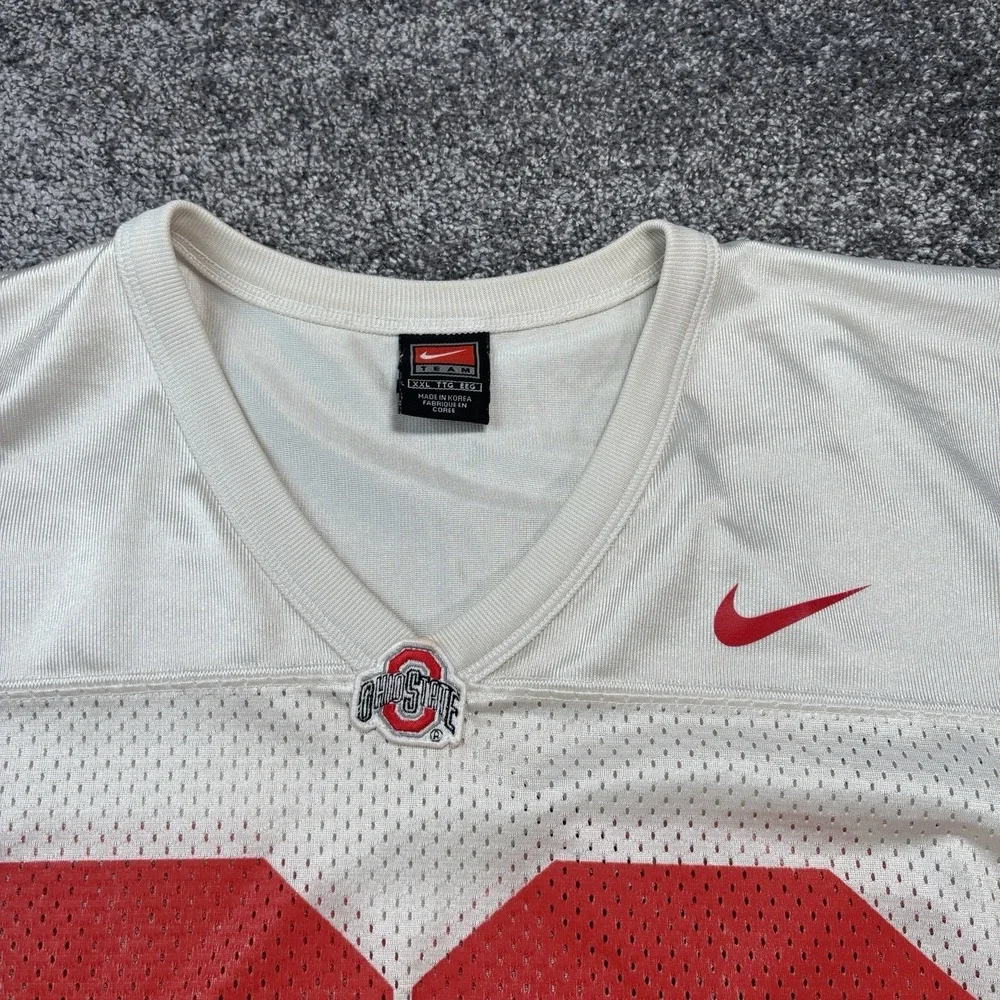 Nike Authentic Ohio State Buckeyes Football Jersey Mens XXL Sewn Beanie Wells 28